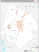 Jessamine County, KY Digital Map Premium Style