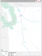 Johnson County, WY Digital Map Premium Style