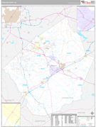 Johnston County, NC Digital Map Premium Style