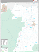 Josephine County, OR Digital Map Premium Style