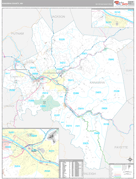 Kanawha County, WV Digital Map Premium Style