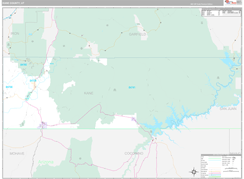 Kane County, UT Digital Map Premium Style