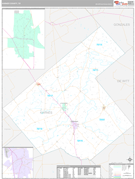 Karnes County, TX Digital Map Premium Style