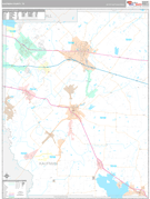 Kaufman County, TX Digital Map Premium Style