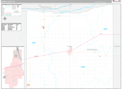 Kearney County, NE Digital Map Premium Style