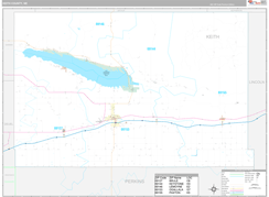 Keith County, NE Digital Map Premium Style