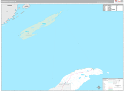 Keweenaw County, MI Digital Map Premium Style