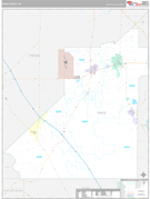 Kings County, CA Digital Map Premium Style