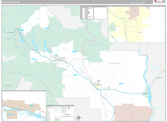 Kittitas County, WA Digital Map Premium Style