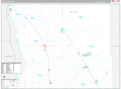 Kittson County, MN Digital Map Premium Style