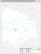 Knott County, KY Digital Map Premium Style