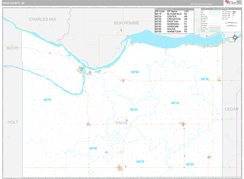 Knox County, NE Digital Map Premium Style