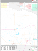 Knox County, TX Digital Map Premium Style
