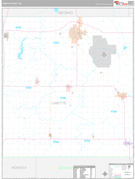 Labette County, KS Digital Map Premium Style