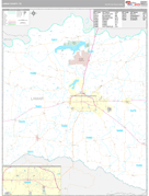 Lamar County, TX Digital Map Premium Style