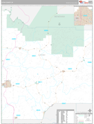 Latah County, ID Digital Map Premium Style