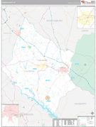 Laurens County, SC Digital Map Premium Style