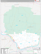 Lawrence County, OH Digital Map Premium Style