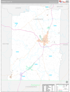 Lawrence County, TN Digital Map Premium Style