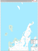 Leelanau County, MI Digital Map Premium Style