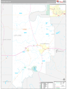 Leflore County, MS Digital Map Premium Style