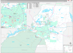 Leon County, FL Digital Map Premium Style