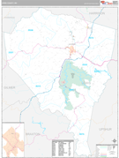 Lewis County, WV Digital Map Premium Style