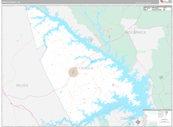 Lincoln County, GA Digital Map Premium Style