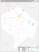 Lincoln County, KY Digital Map Premium Style