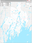 Lincoln County, ME Digital Map Premium Style