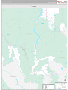Lincoln County, MT Digital Map Premium Style