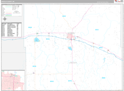 Lincoln County, NE Digital Map Premium Style