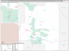 Lincoln County, NM Digital Map Premium Style