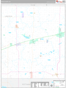 Lincoln County, OK Digital Map Premium Style