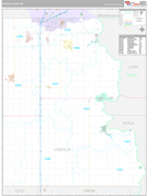 Lincoln County, SD Digital Map Premium Style