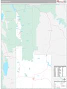 Lincoln County, WY Digital Map Premium Style
