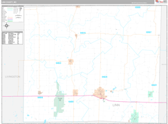 Linn County, MO Digital Map Premium Style