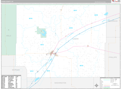 Logan County, CO Digital Map Premium Style