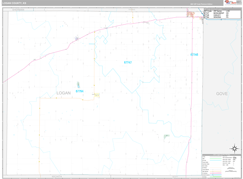 Logan County, KS Digital Map Premium Style