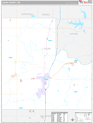 Logan County, OK Digital Map Premium Style