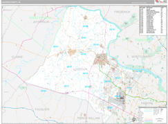 Loudoun County, VA Digital Map Premium Style