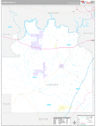 Lowndes County, AL Digital Map Premium Style