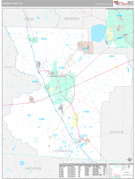 Lowndes County, GA Digital Map Premium Style