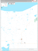 Luce County, MI Digital Map Premium Style