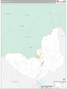 Lumpkin County, GA Digital Map Premium Style
