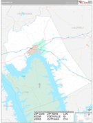 Lyon County, KY Digital Map Premium Style