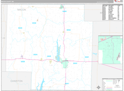 Macon County, MO Digital Map Premium Style