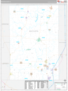 Macoupin County, IL Digital Map Premium Style
