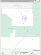 Madison County, MO Digital Map Premium Style