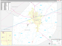 Madison County, TN Digital Map Premium Style